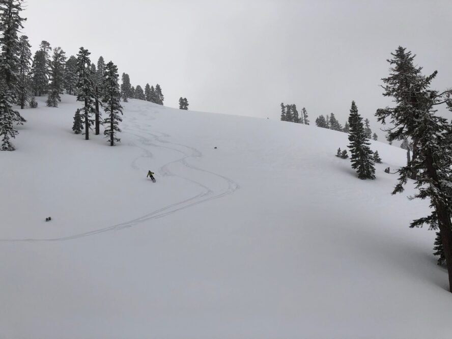 Silver Peak is a classic ski tour through the backcountry of Lake Tahoe