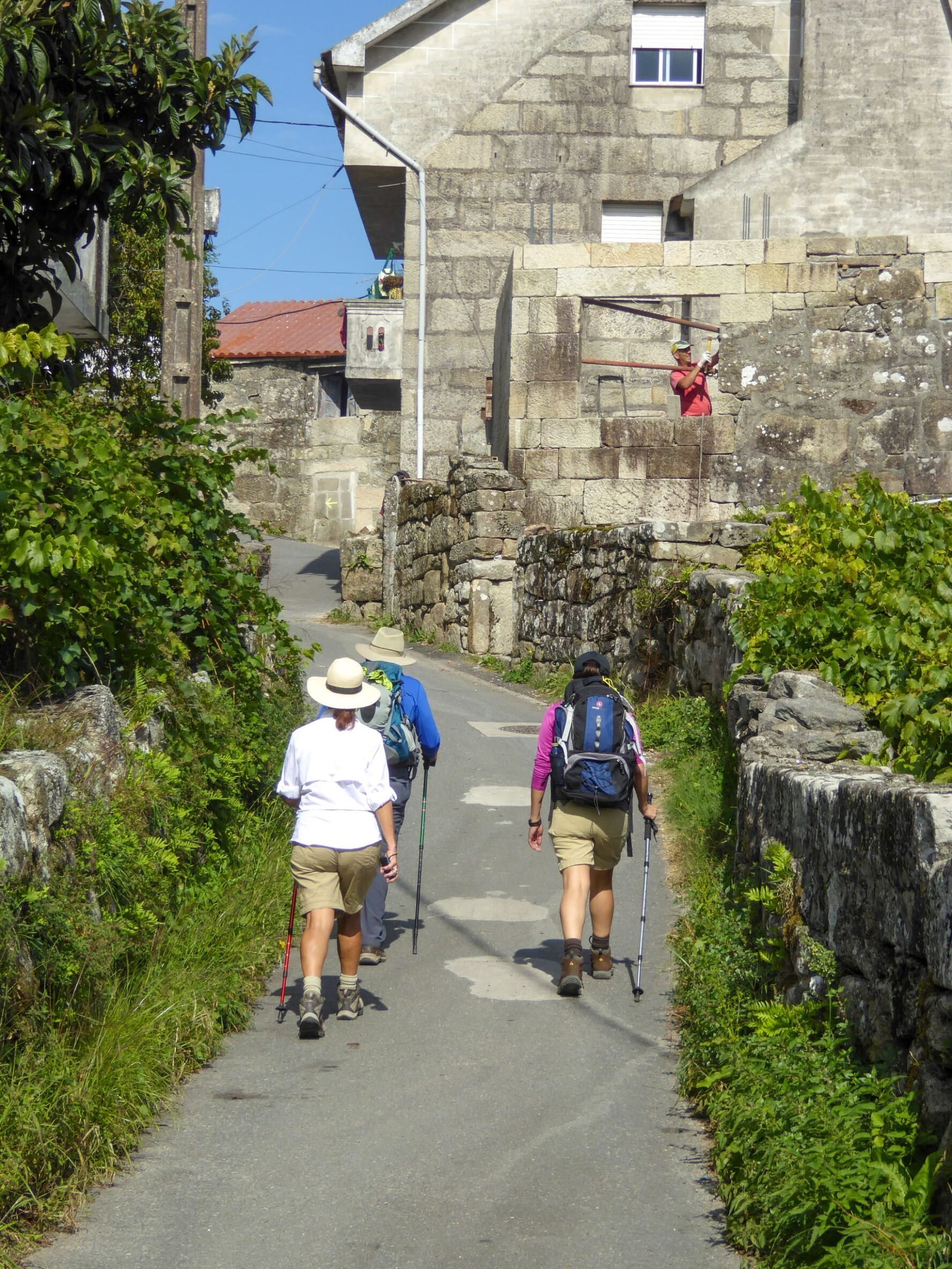 Hike through a Spanish town
