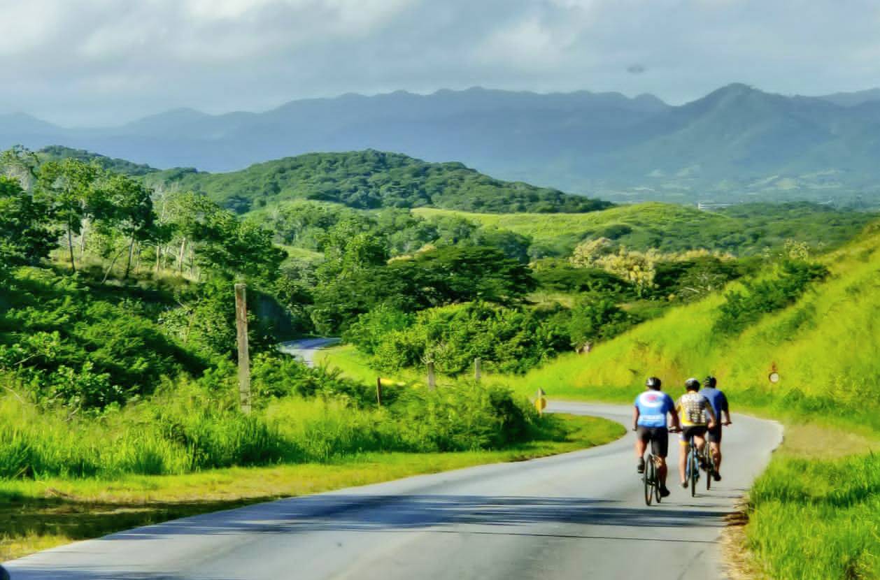 Three cyclers in Cuba