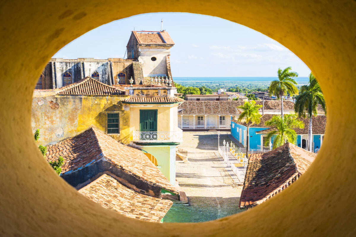 Trinidad, Cuba through the window
