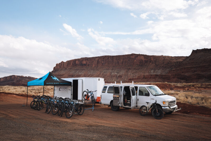 Trailhead Start for Bighorn Mountain Biking Tours