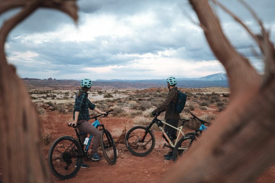 Enjoying the breathtaking views of Moab