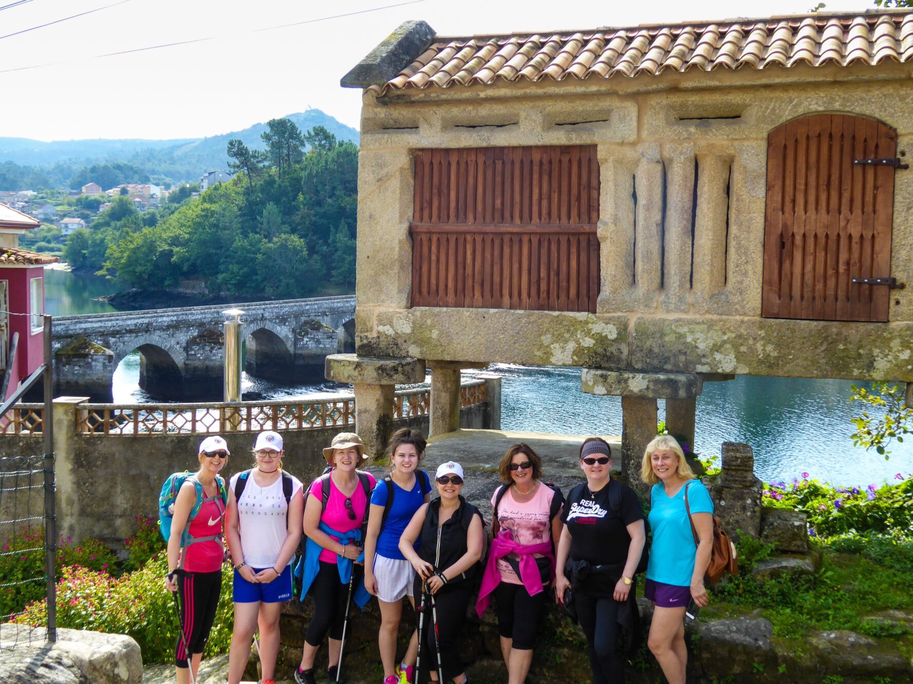 Camino Santiago group of women