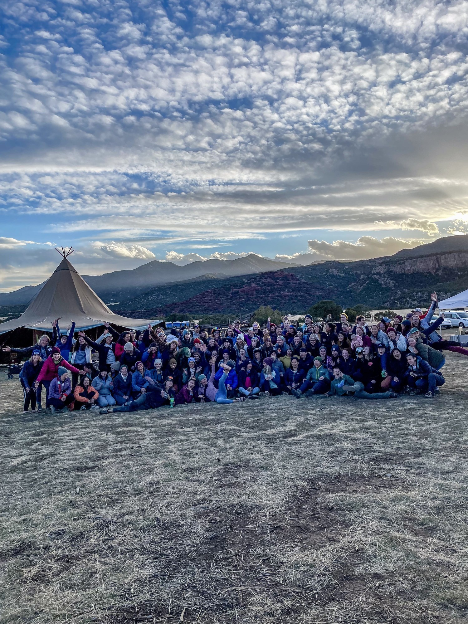 Group in the Flatirons, Colorado climbing