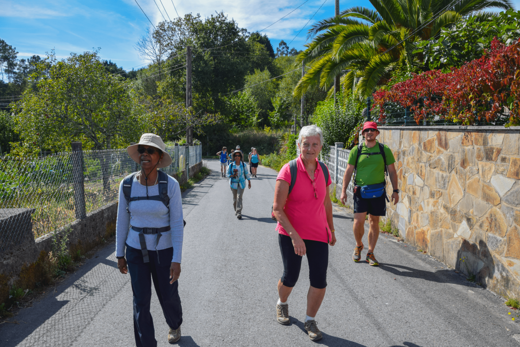 Group of women walking