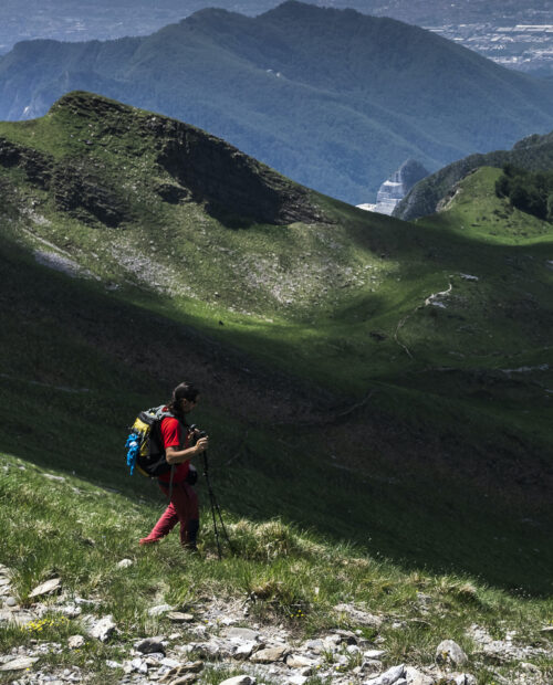 Hiking adventure in the mountains of Tuscany.