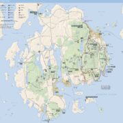 Map of Mount Desert Island.