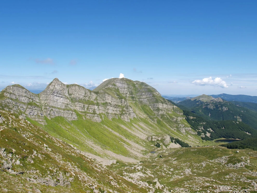 Monte Croce mountain in Tuscany.