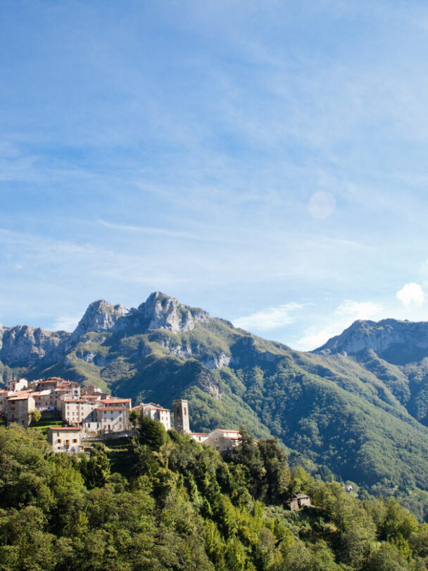 Hiking adventure in the mountains of Tuscany.