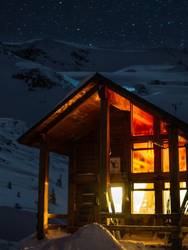 Guided ski touring in Rogers Pass