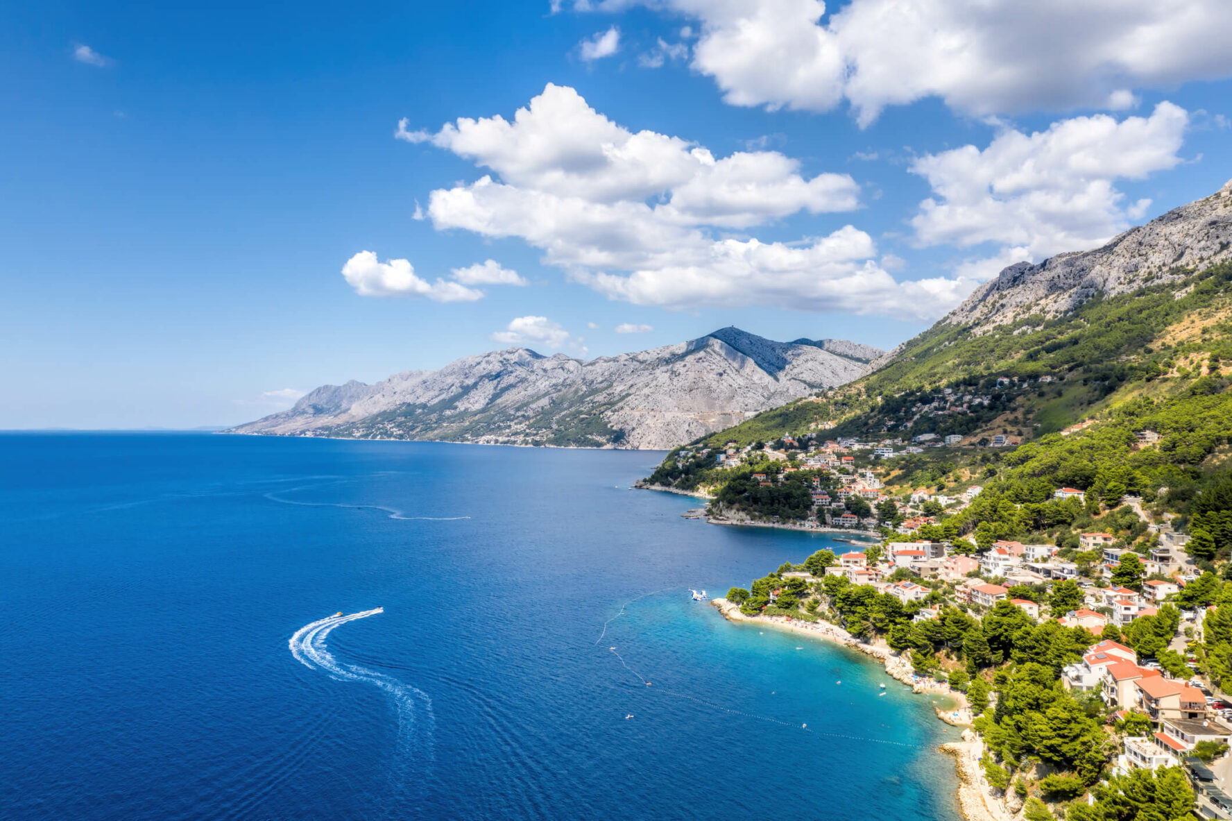 A view of the island of Brač, Croatia