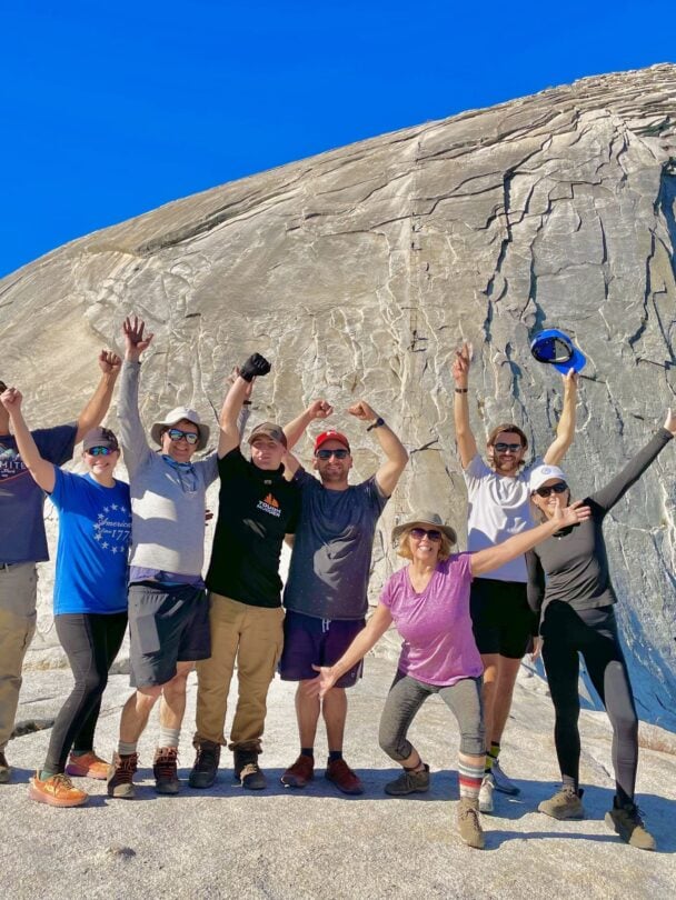 celebrating half dome