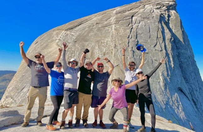 celebrating half dome