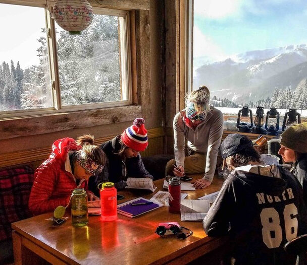 AIARE Level 1 Course at Sisters Cabin in Summit County.