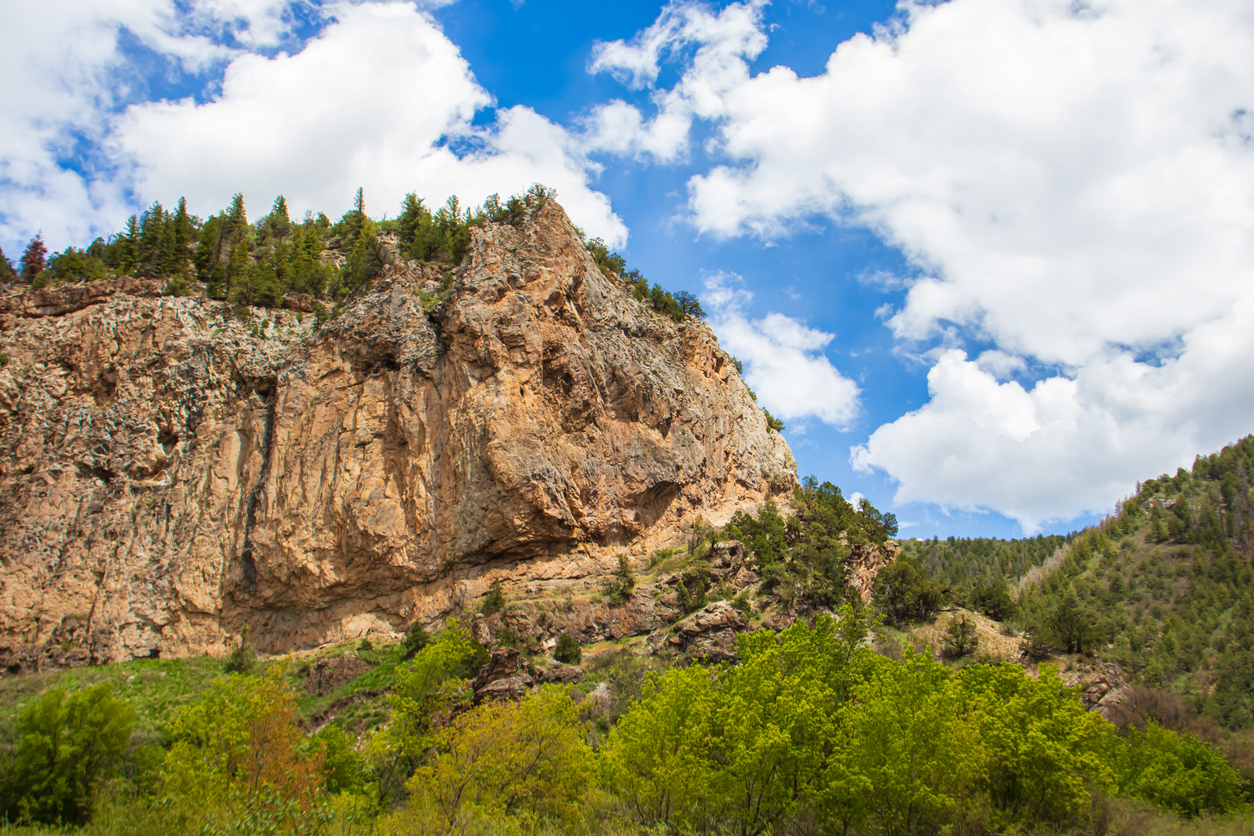 Climbing in Rifle, Colorado
