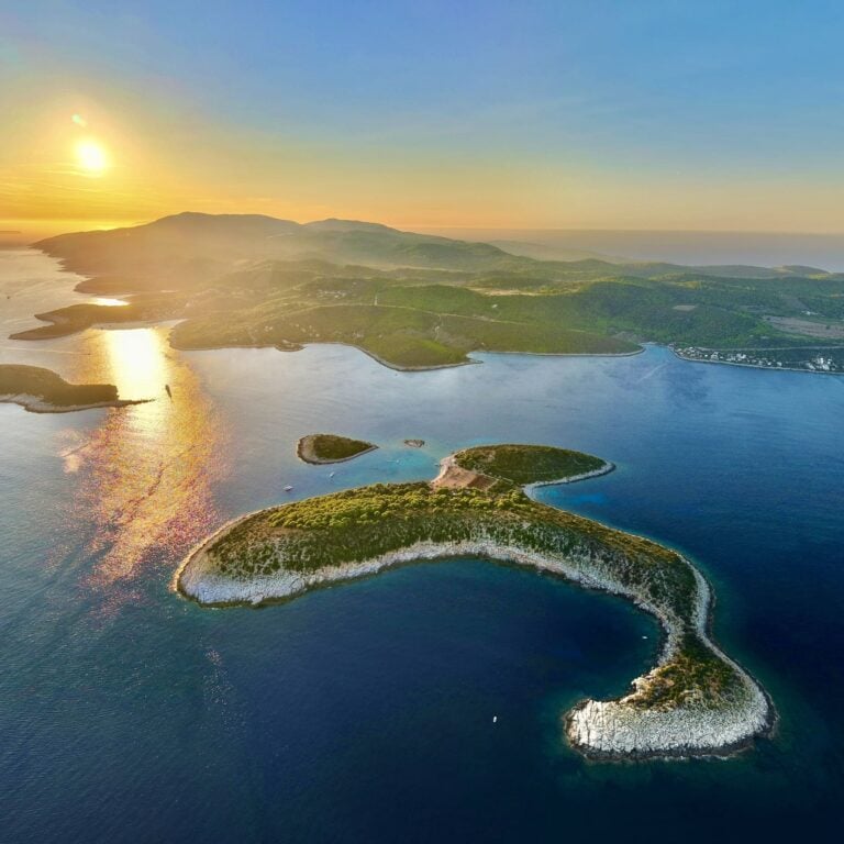 dalmatia aerial coast