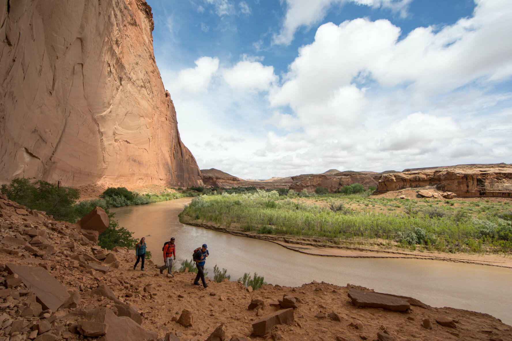 Group of hikers in Canyon Country