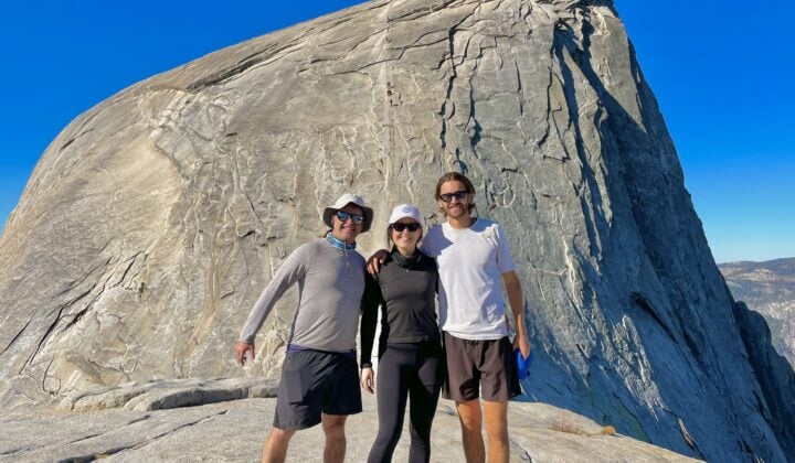 happy hikers half dome