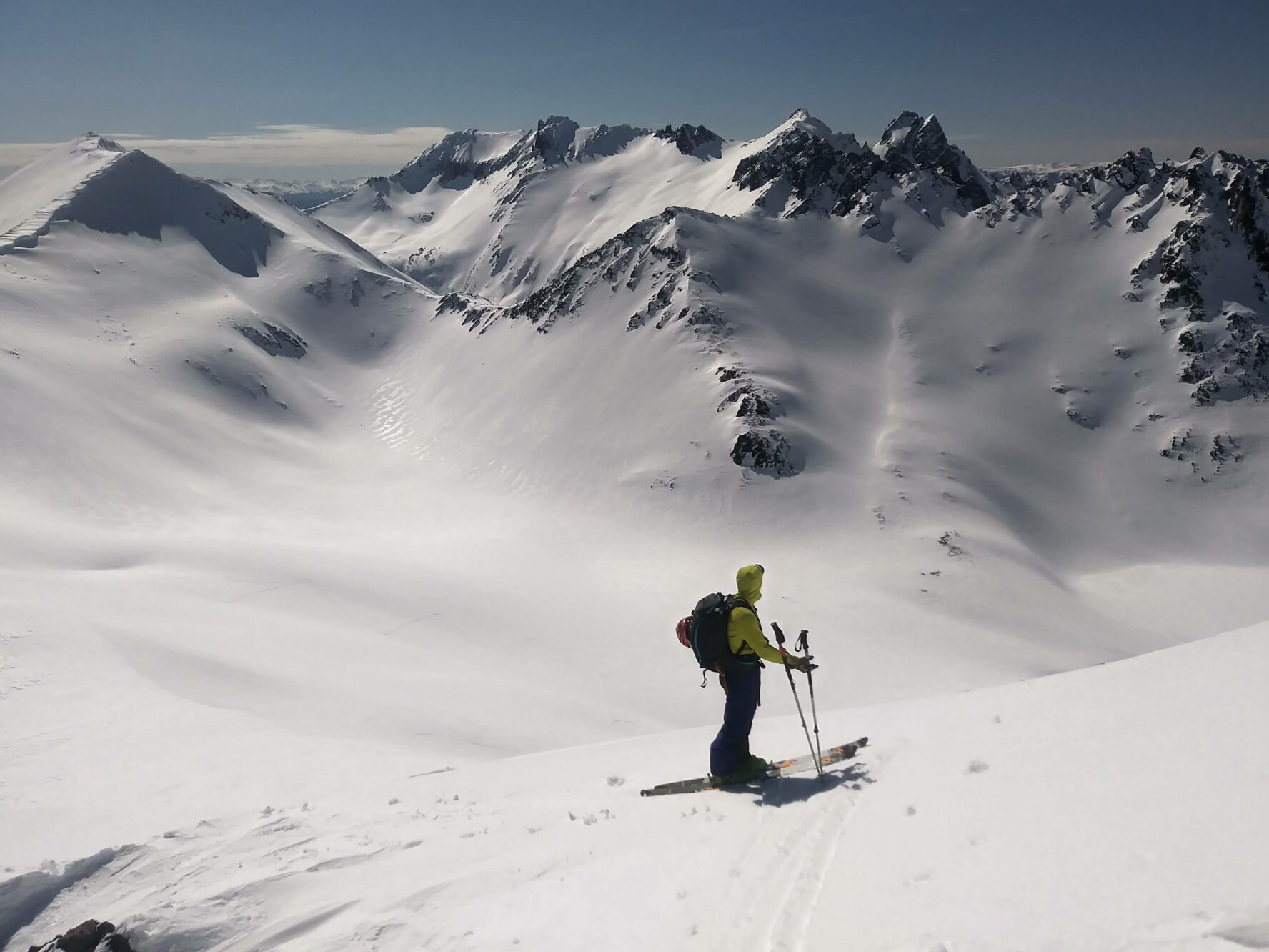 One skier in Bariloche
