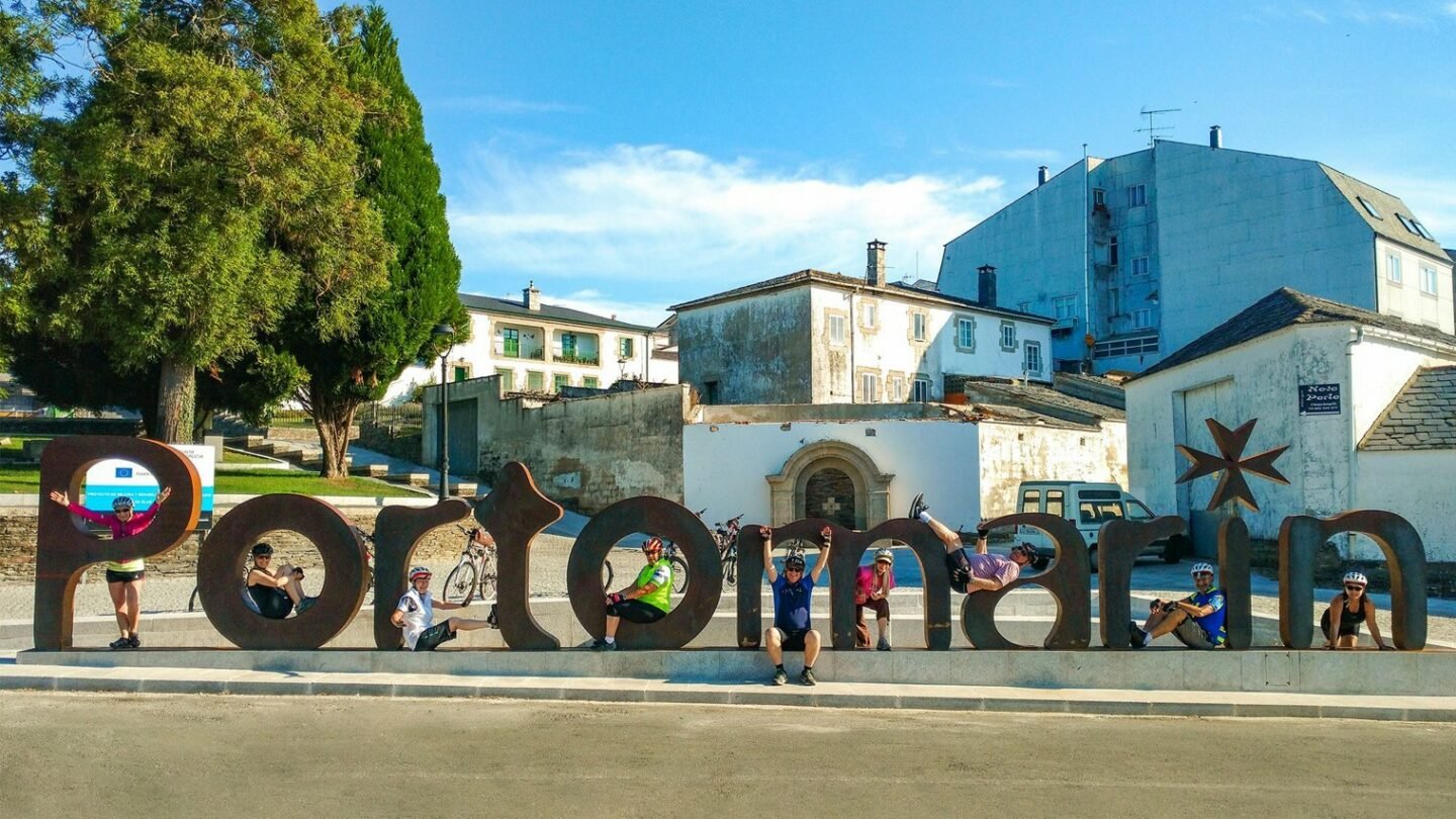 Portomarin on a cycling tour