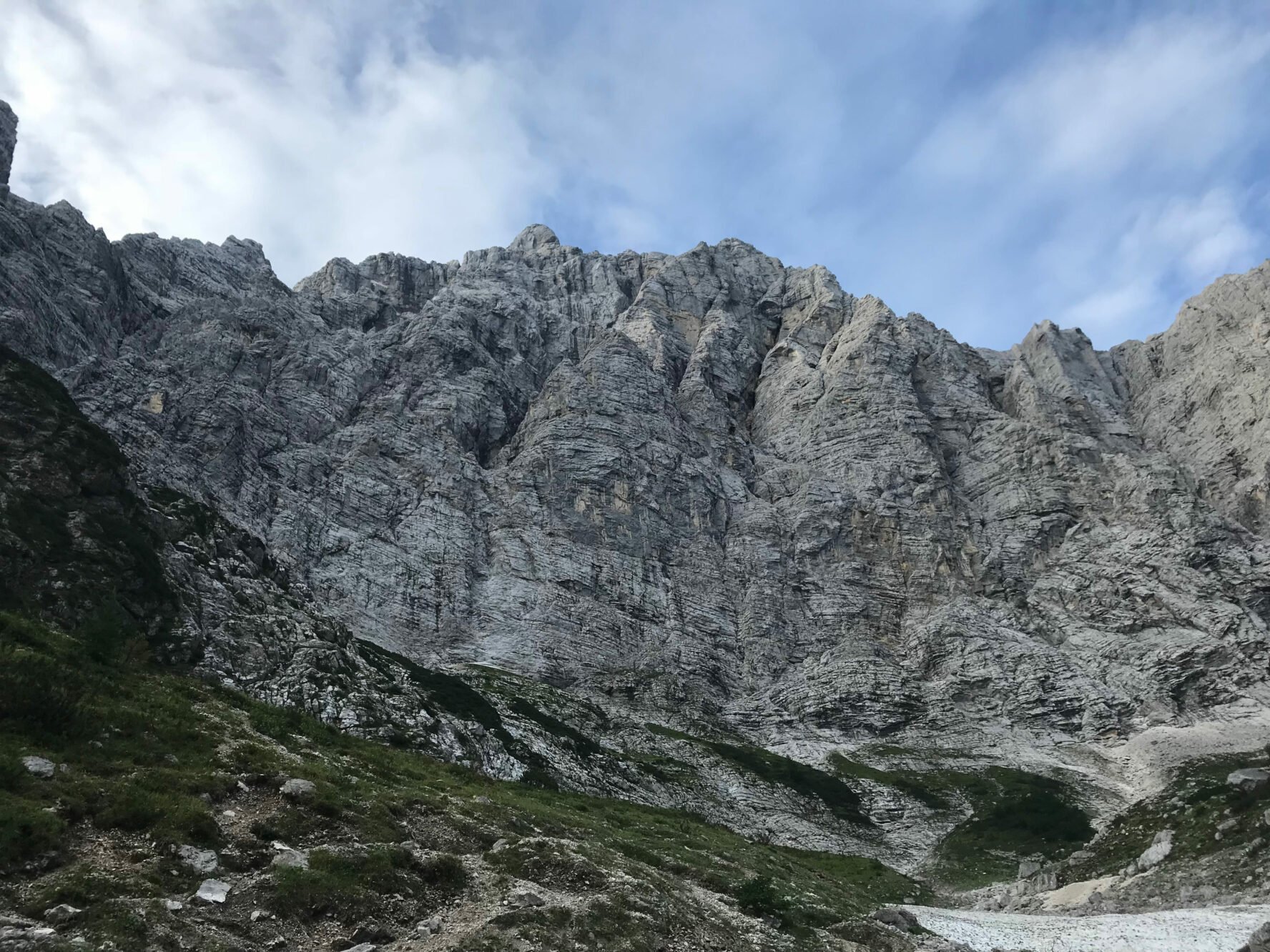 Rugged mountains in Slovenia