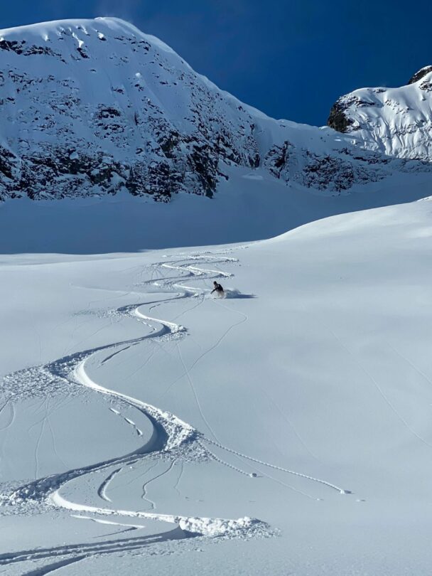 Guided ski touring in Rogers Pass
