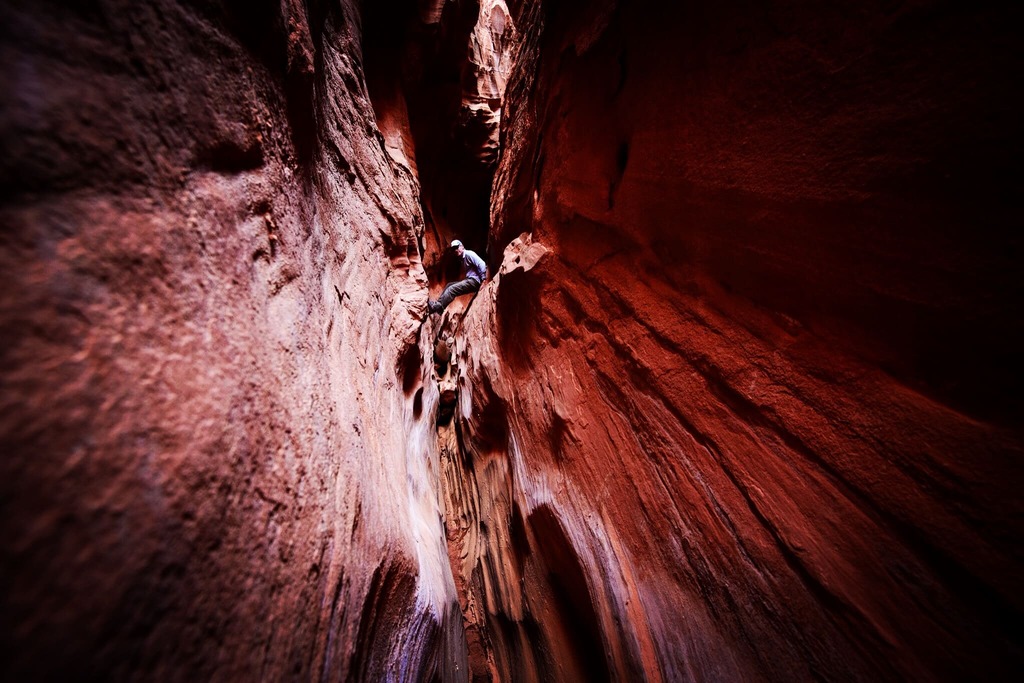 Slot canyon Utah