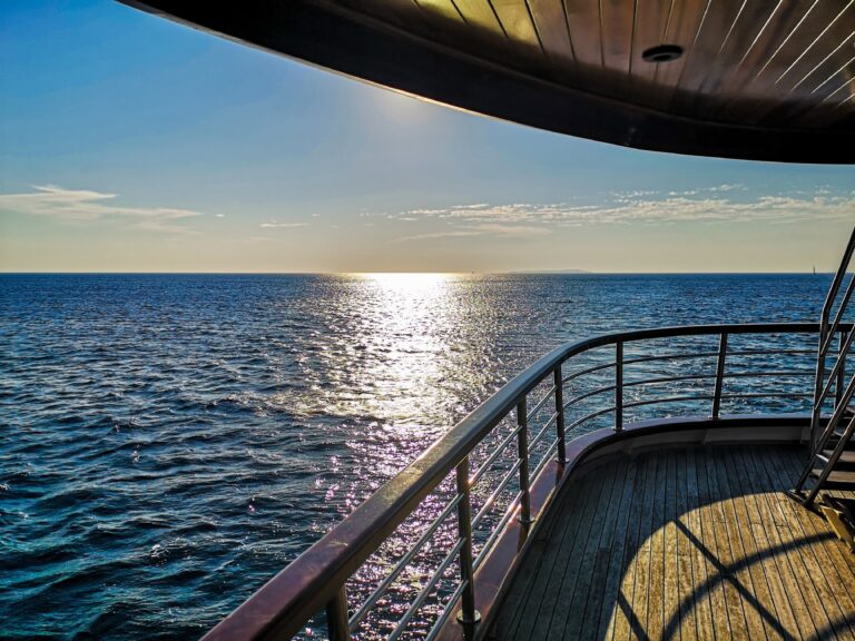 Boat view in Dalmatia