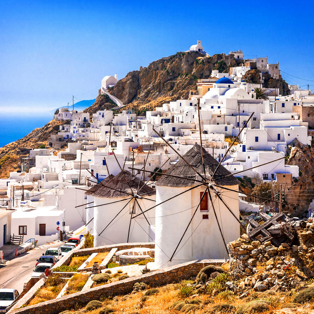 Cube-shaped houses on Serifos
