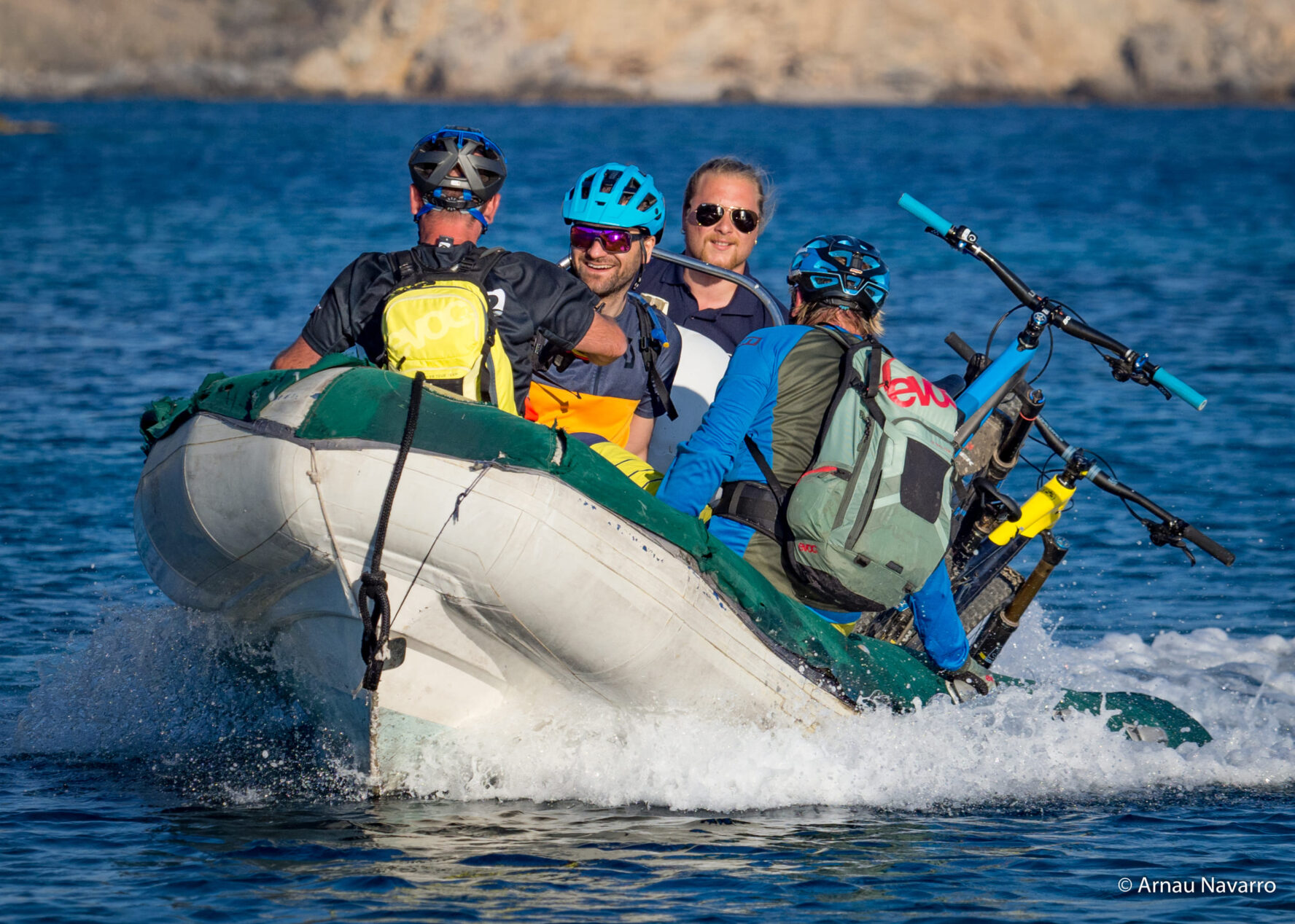 Dinghy in the south Aegean