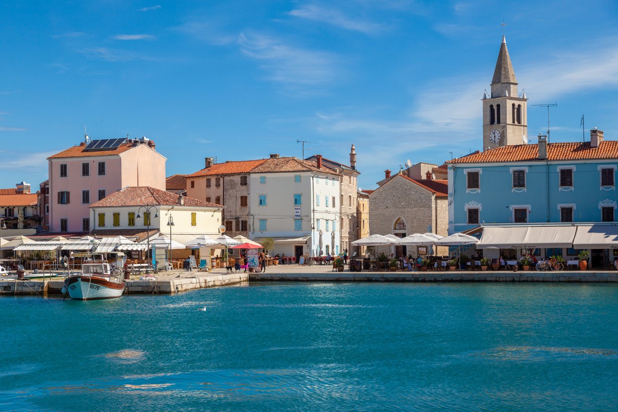 The small port town of Fažana in Istria, Croatia.