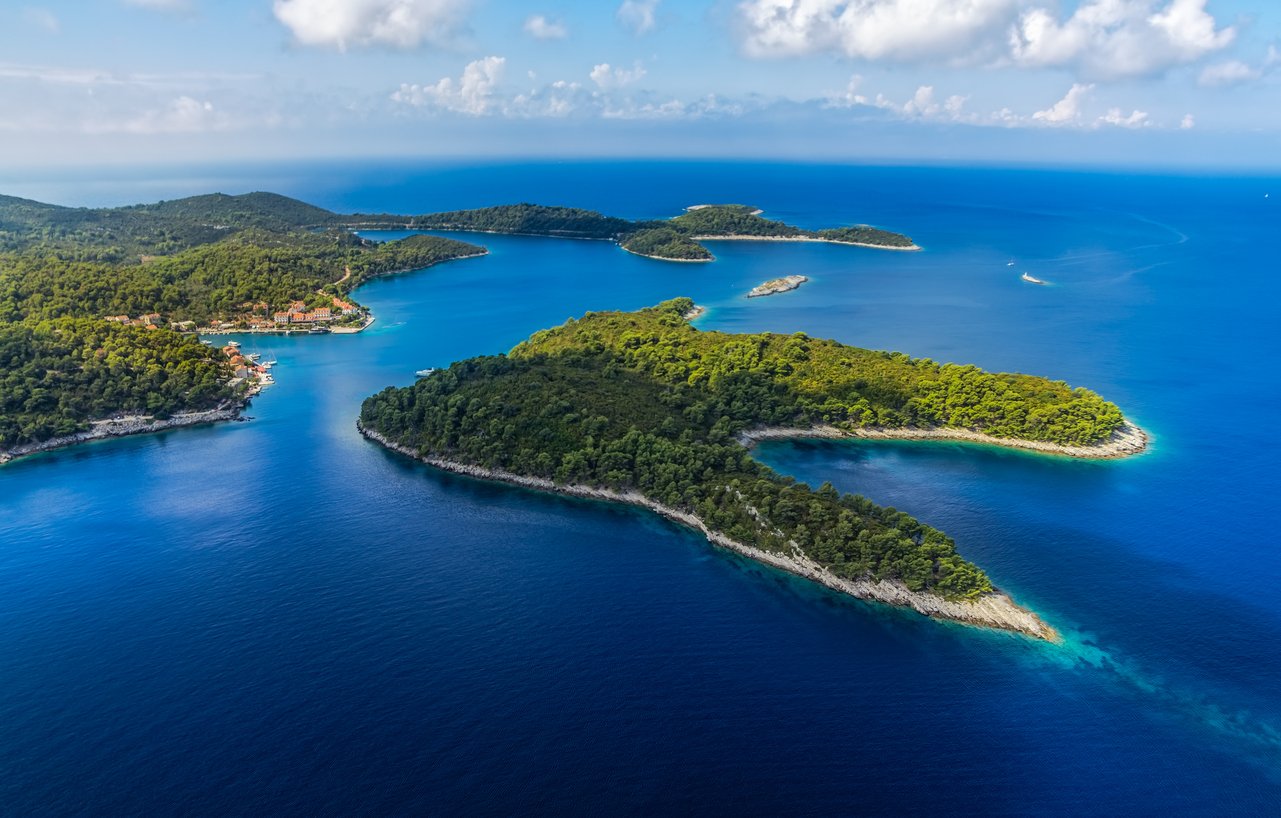 Forested Mljet Island