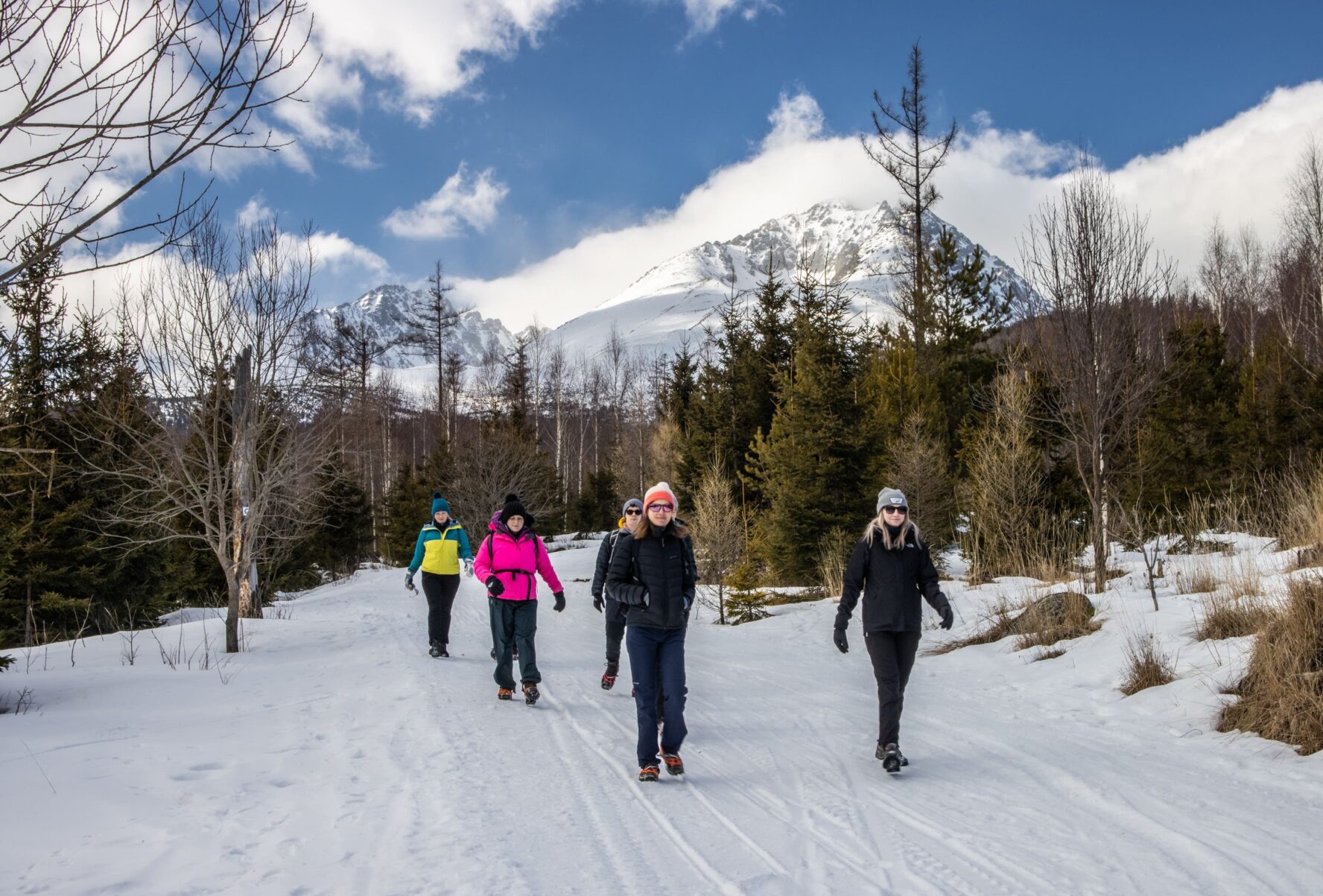 Group of hikers in Slovakia