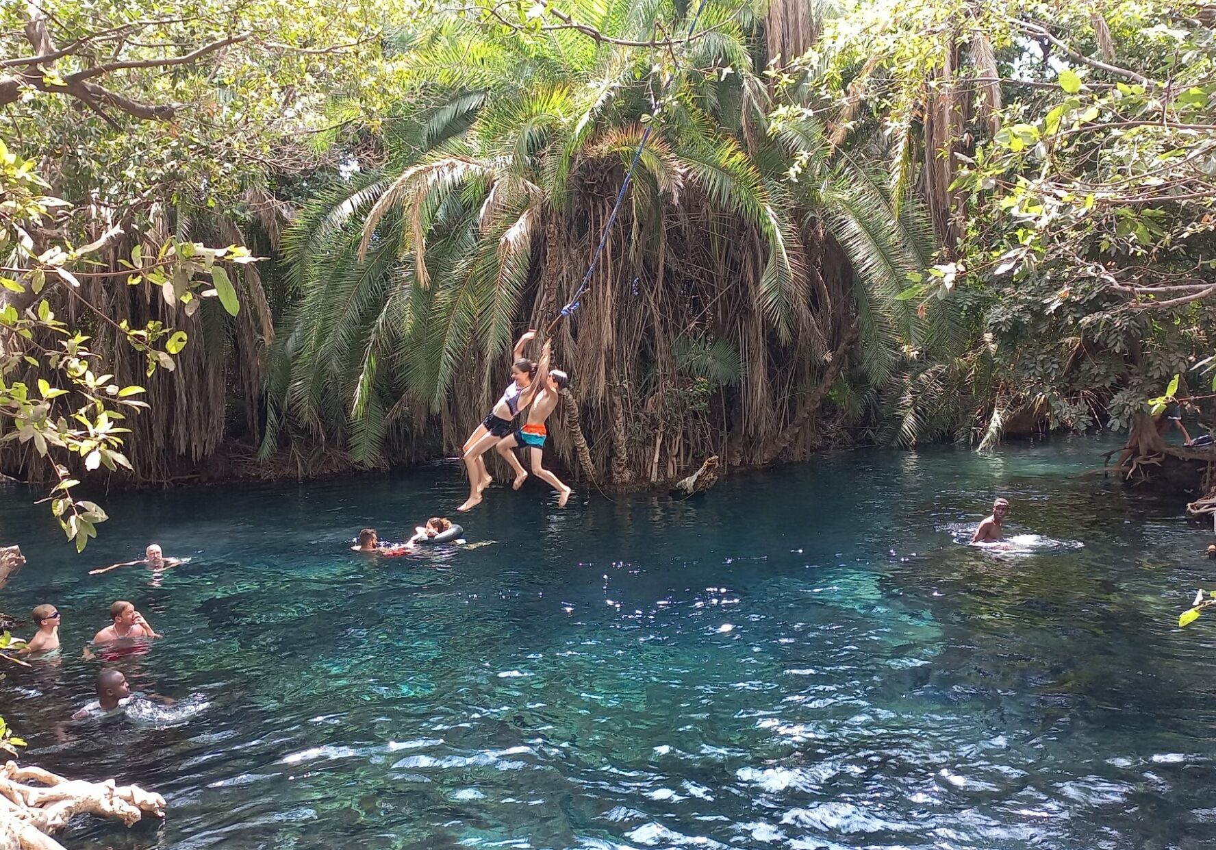 Natural hot springs near Moshi, Tanzania.