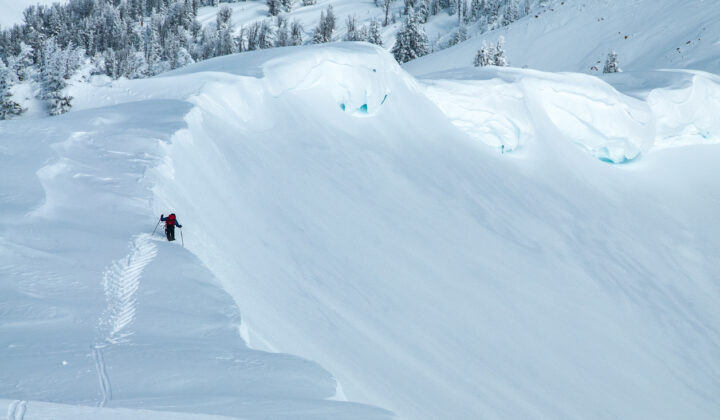 Jackson Hole and one skier