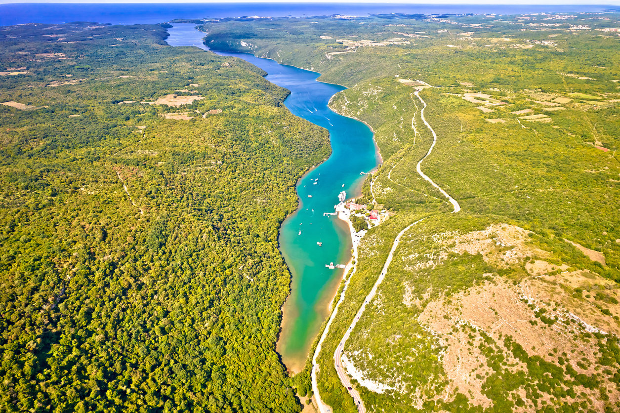 Limski fjord in Istria, Croatia.