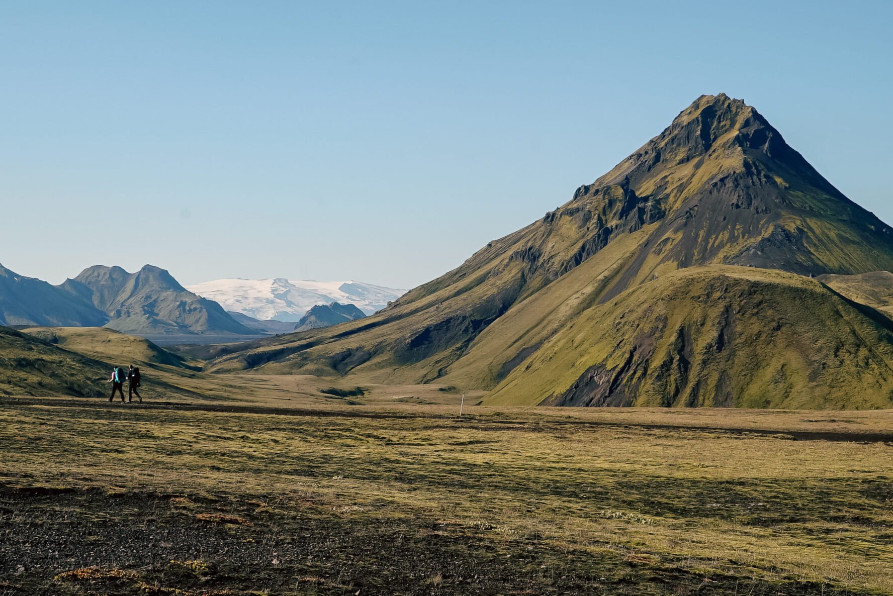 One mountain rising Iceland