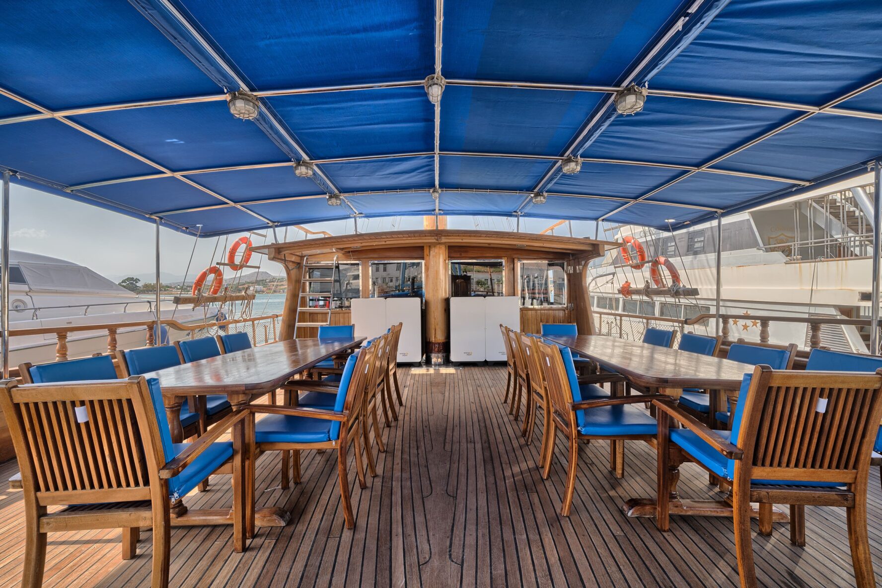 Thalassa outside terrace