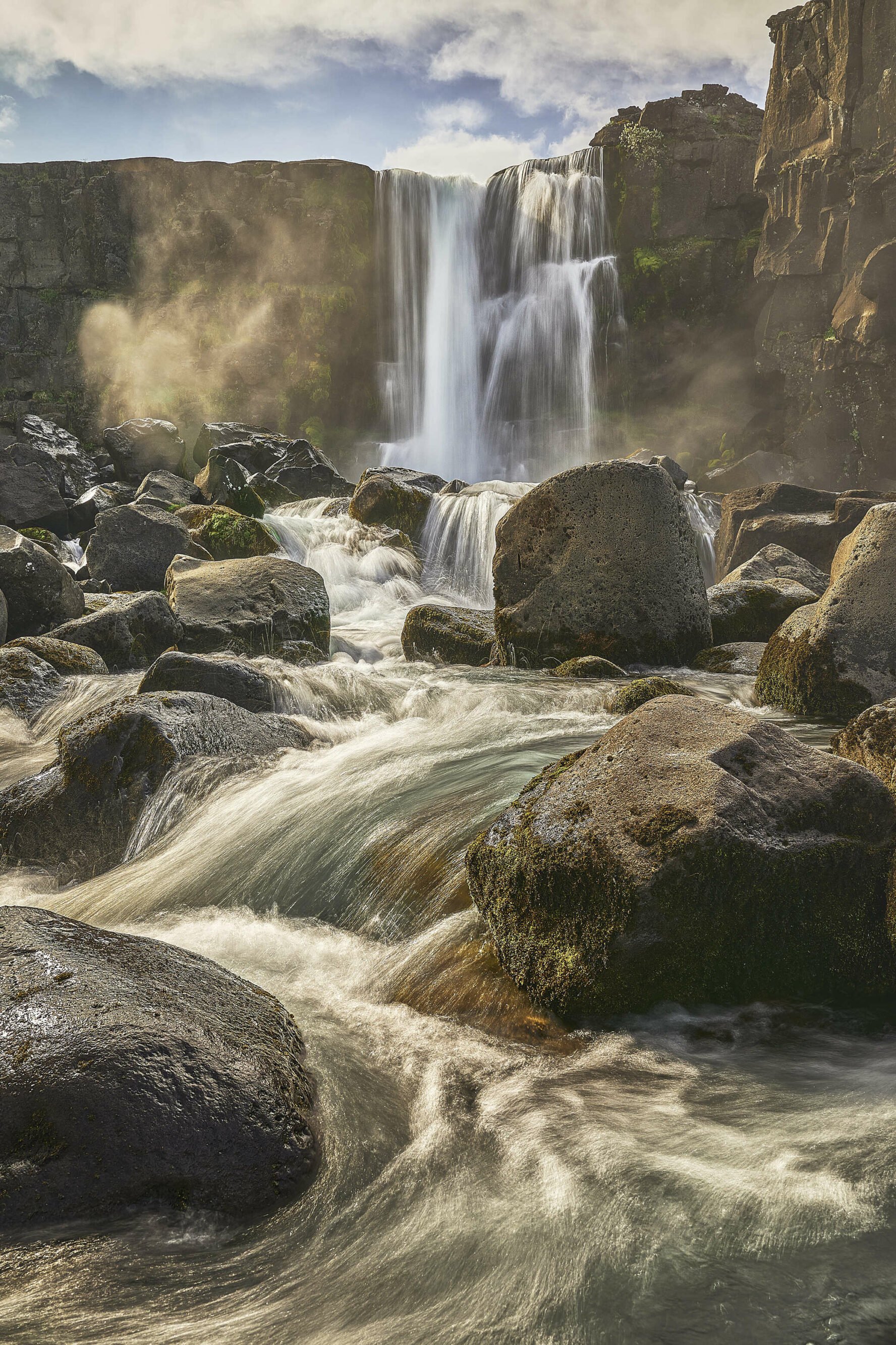Waterfall in Iceland
