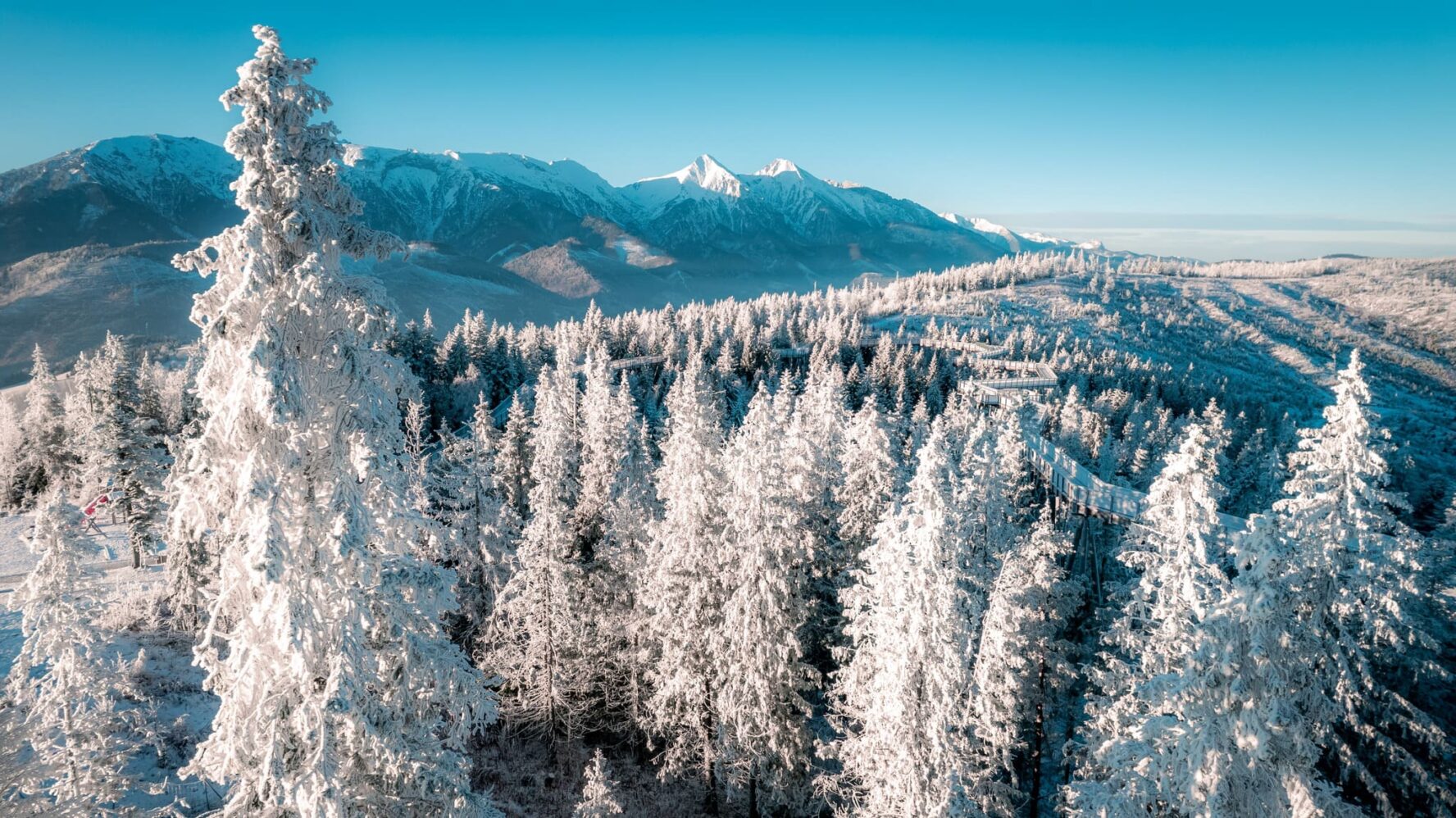 Winter landscape of the High Tatras