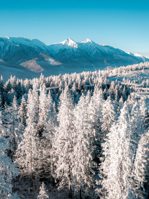 Winter hiking the High Tatras in Slovakia