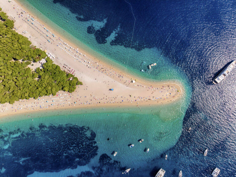 Zlatni Rat beach on Brač