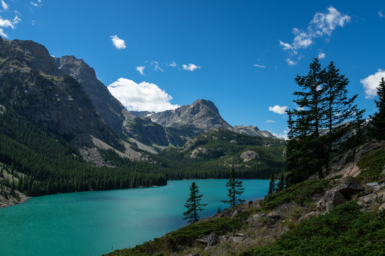 Alpine lake in Montana