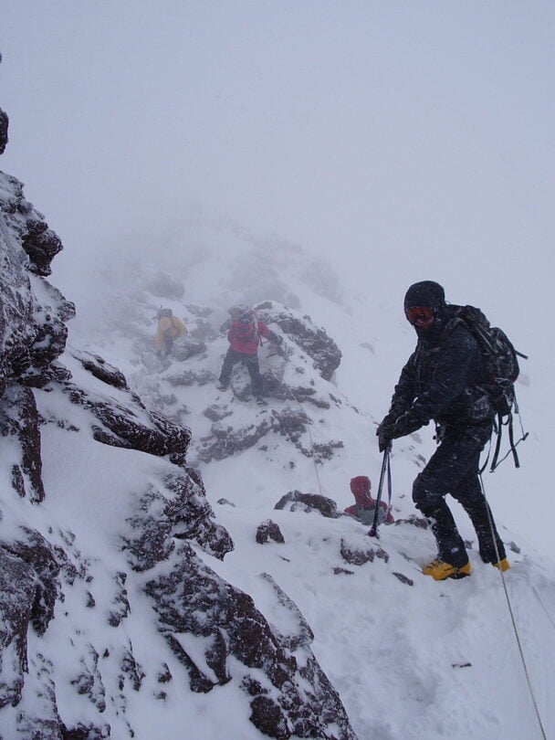 Guided climbing Mount Shasta, California