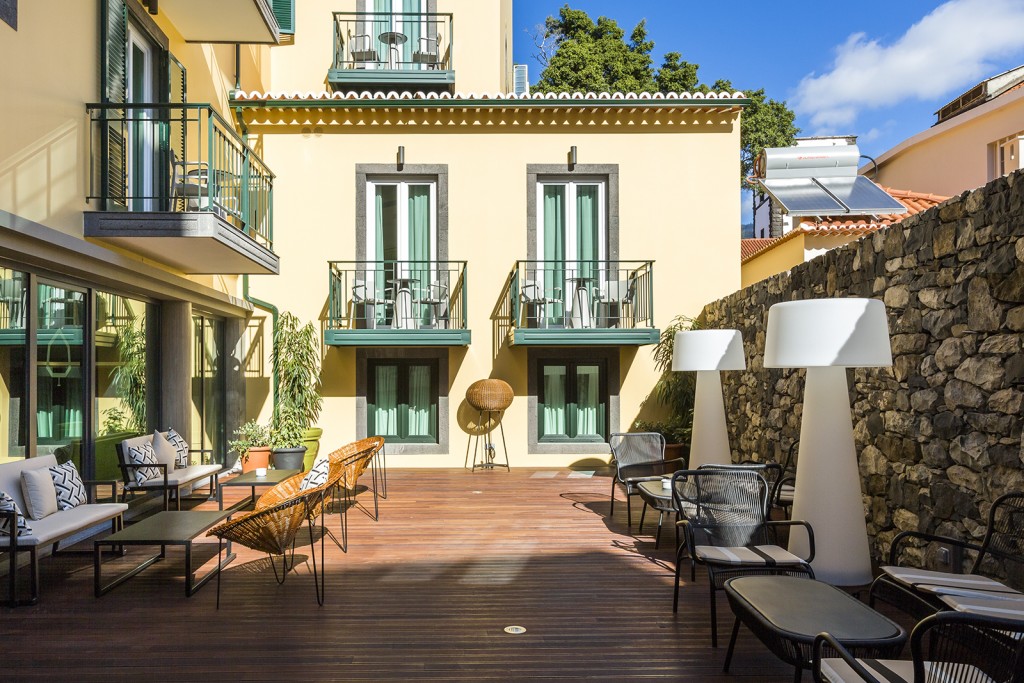 One of the hotels in Madeira