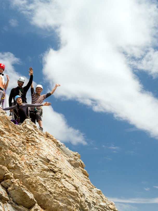 Mammoth Lakes Beginners’ Rock Climbing Course.