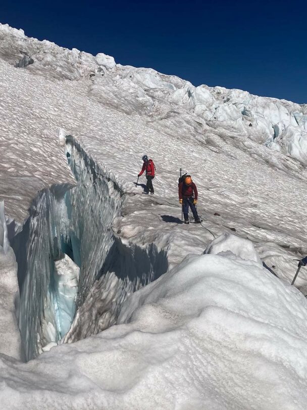Guided climbing Mount Shasta, California