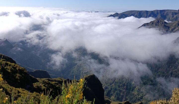 Clouds Madeira view
