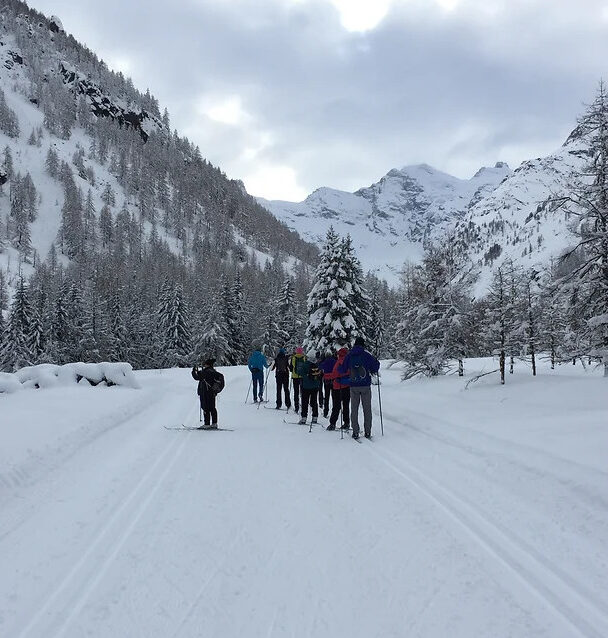 Guided Cross-Country Skiing Trip in Italy’s Gran Paradiso NP.