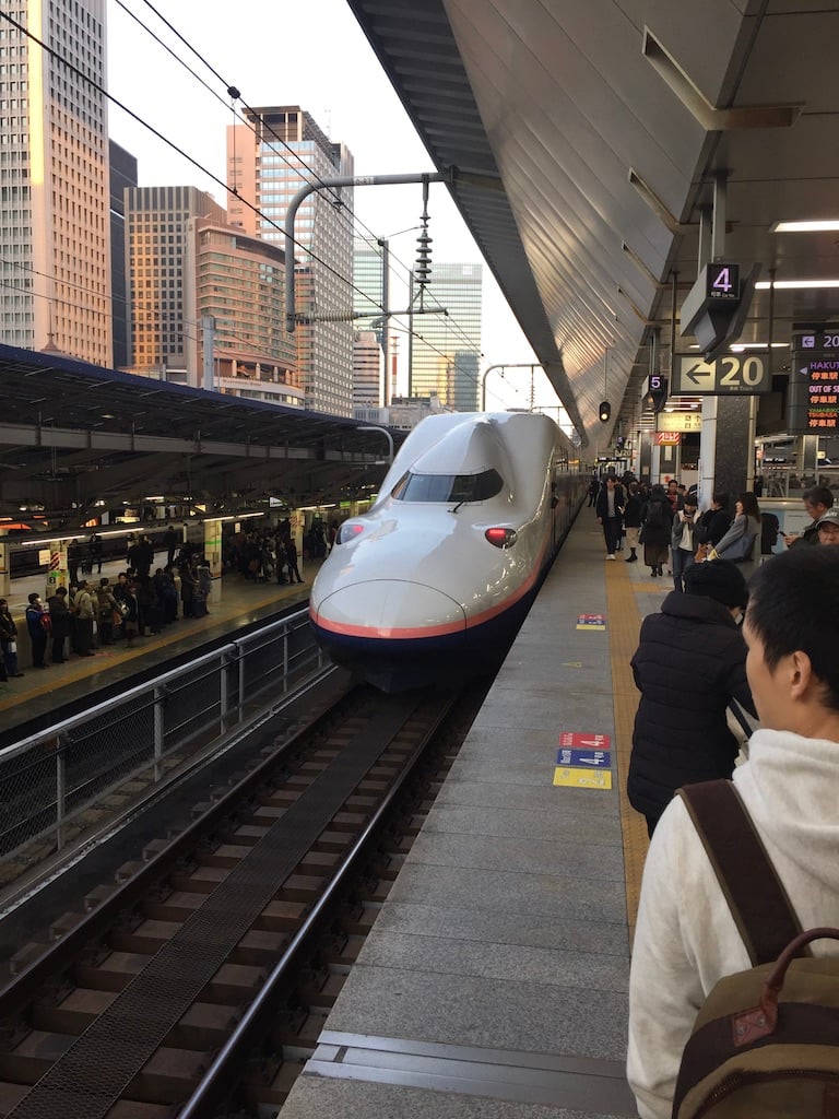 Fast train in Japan